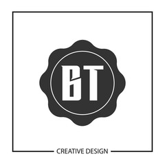 Initial Letter BT Logo Template Design Vector Illustration