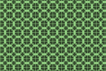 Geometric Pattern Background. Green Background