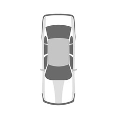 Car top view icon.