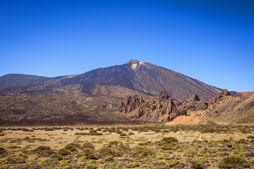 Beautiful landscape of  Teide national park, Tenerife, Canary island, Spain