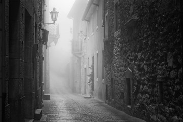 Narrow street of San Marino