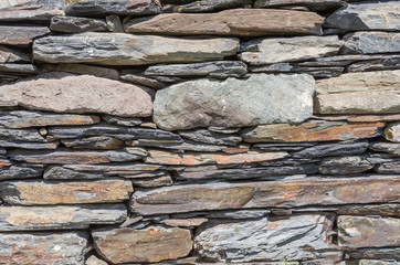 the texture of the rocks closeup