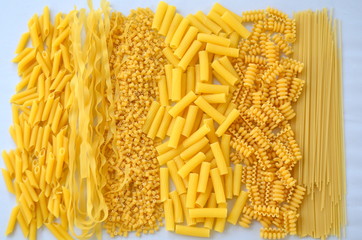 Разные виды макарон