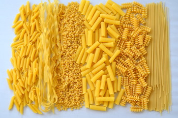 Разные виды макарон