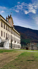 facade of certosa di calci