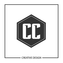 Initial Letter CC Logo Template Design Vector Illustration