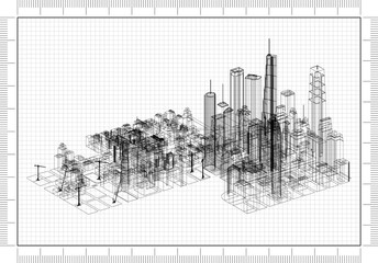City Design Architect Blueprint 