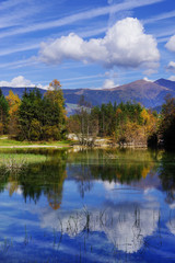 Dobiacco lake in the Dolomites, Italy, Europe