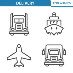 Delivery & Logistics Icons
