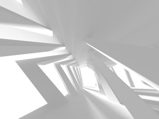 Fototapeta premium Abstract Modern White Architecture Background