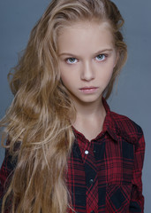 portrait of a beautiful girl glamorous girl