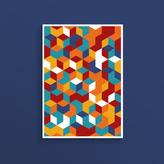 Geometric covers design. Vector illustration.