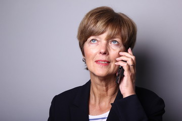 Portrait of a mature woman