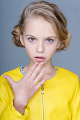portrait of a beautiful girl glamorous girl