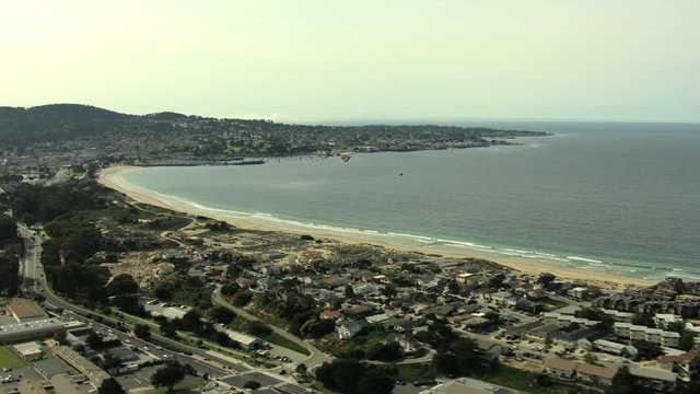 Aerials California USA Monterey Coastline ocean