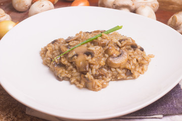 Mushroom Champignon Risotto