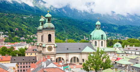 Dom in the center of Innsbruck, Austria