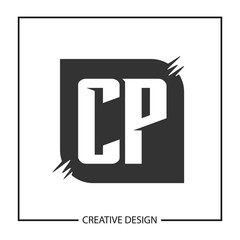 Initial Letter CP Logo Template Design Vector Illustration