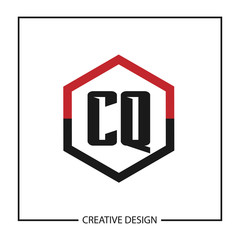 Initial Letter CQ Logo Template Design Vector Illustration