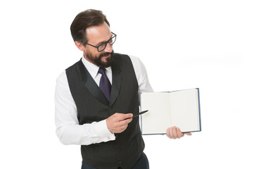 Expert eyeglasses smart teacher. Speaker business conference isolated white. Join elite business...