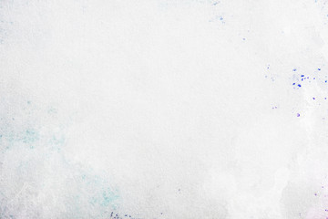 White paper texture background with watercolor stains