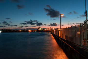 Fototapeta premium MIami Marina nocą