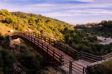 Path “Acequia del Guadalmina”. Benahavis, Costa del Sol, Andalusia, Spain.