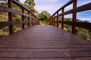 Fototapeta premium Path “Acequia del Guadalmina”. Benahavis, Costa del Sol, Andalusia, Spain.