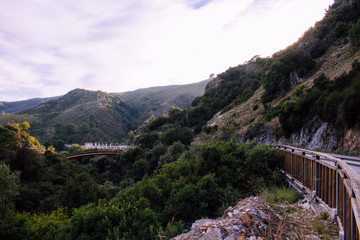 Fototapeta na wymiar Path “Acequia del Guadalmina”. Benahavis, Costa del Sol, Andalusia, Spain.