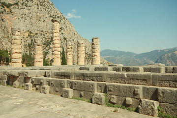 The oracle at Delphi, Greece