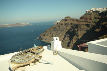view of santorini greece