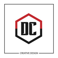 Initial Letter DC Logo Template Design Vector Illustration