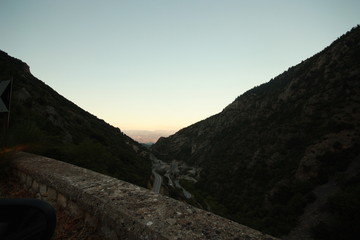 road in mountains