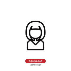Woman vector icon