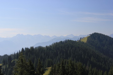 Fototapeta na wymiar Berggipfel im Allgäu