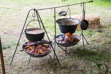 Cocina medieval a fuego lento