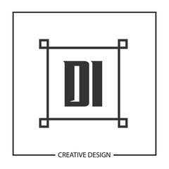 Initial Letter DI Logo Template Design Vector Illustration