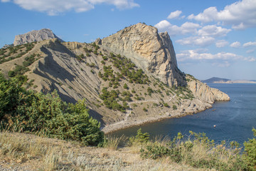 Fototapeta na wymiar Sudak, Crimea, Golitsyn Trail, Novyy Svet
