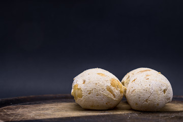 Traditional brazilian cheese bread from Minas Gerais called 