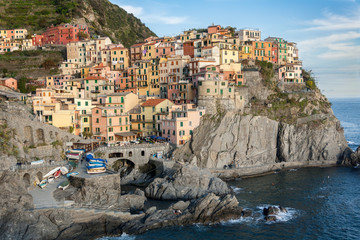 Fototapeta na wymiar Manarola, Cinque Terre, Liguria, Italia