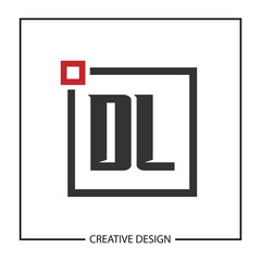 Initial Letter DL Logo Template Design Vector Illustration