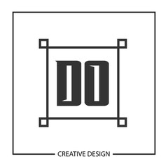 Initial Letter DO Logo Template Design Vector Illustration