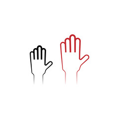 Obraz premium participants 2 colored hand drawn icon. Team colored element illustration. Outline symbol design from team work set