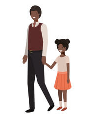 father and daughter avatar character