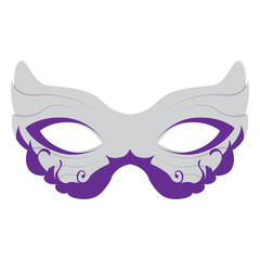 Isolated colored mardi gras mask. Vector illustration design
