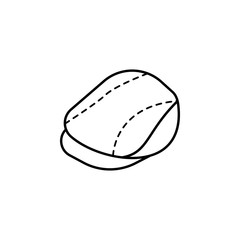 newsboy hat icon. Element of hat icon for mobile concept and web apps. Thin line newsboy hat icon can be used for web and mobile