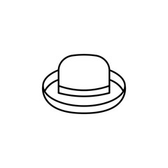 panama icon. Element of hat icon for mobile concept and web apps. Thin line panama icon can be used for web and mobile