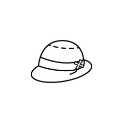 sun hats icon. Element of hat icon for mobile concept and web apps. Thin line sun hats icon can be used for web and mobile
