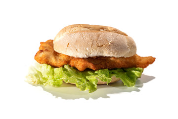 fried beef sandwich