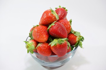 A bowl of strawberries